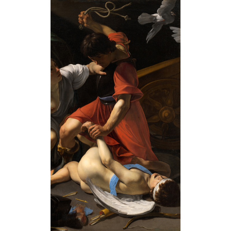 Marte castigando a Cupido