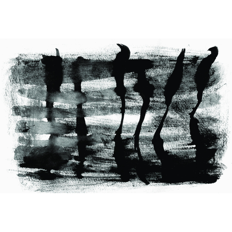 Abstracto blanco y negro 12