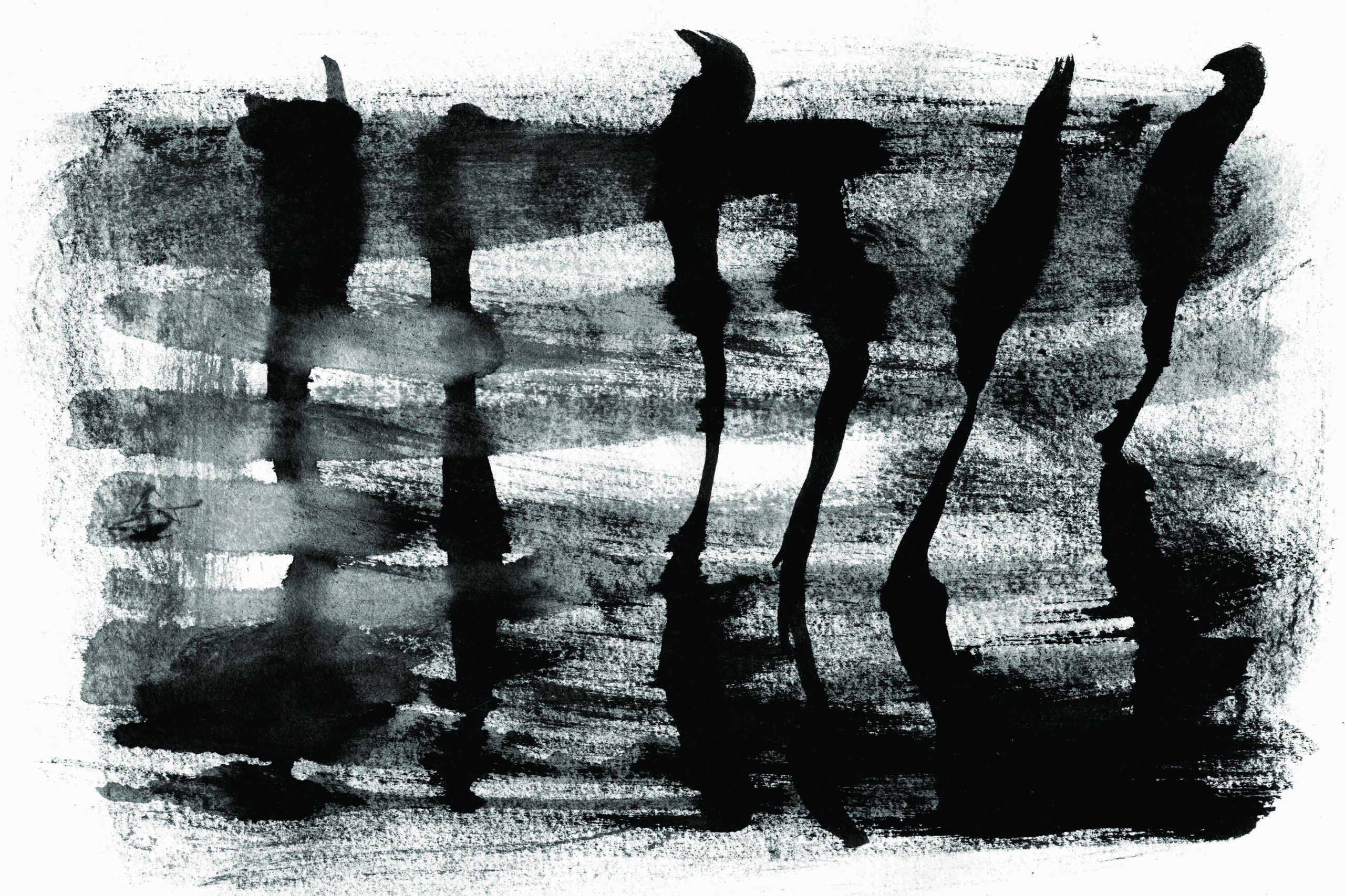Abstracto blanco y negro 12